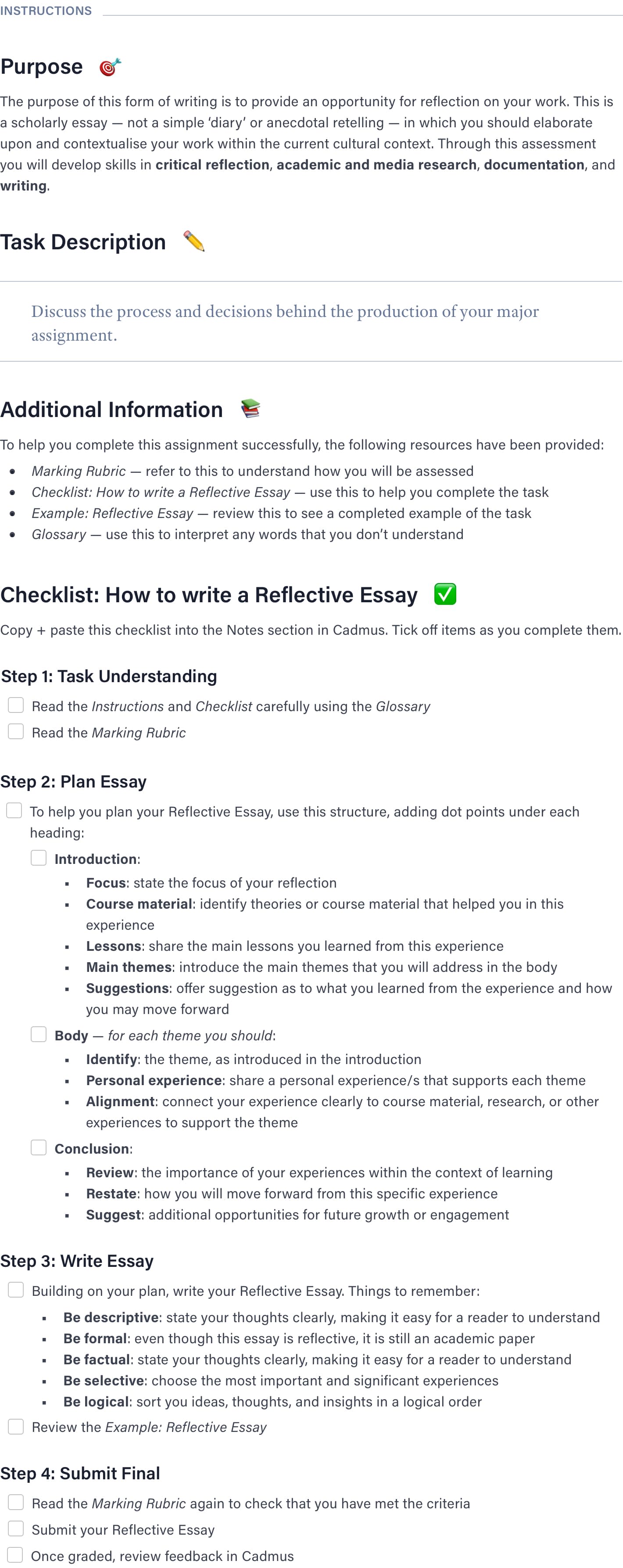 How to Write a Reflective Essay